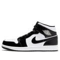 Air Jordan 1 Mid SE Black Gold Patent Leather 852542 007